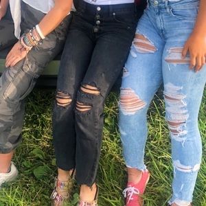 Free people black jeans! Sz 25